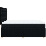  Krevet s oprugama i madracem crni 140 x 190 cm od tkanine | shoptok.hr