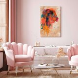 Artgeist Slika Na Platnu Watercolor Lion | Shoptok.si