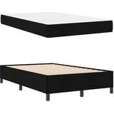  s oprugama i madracem crni 120 x 200cm od tkanine | shoptok.hr