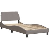  Krevet s madracem smeđesivi 90x190 cm od tkanine | shoptok.hr