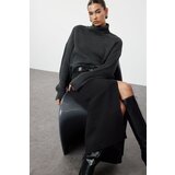 Trendyol Anthracite Crop Turtleneck Knitwear Sweater | shoptok.hr