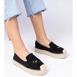 D/CEO marka niezdefiniowana Black thick-soled espadrilles Elviola | shoptok.hr