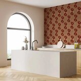  Tapeta - Red claws – irregular shapes on a paper background 50x1000 Vodootporna | shoptok.hr