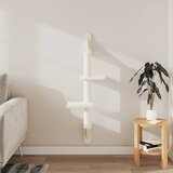  Zidna penjalica za mačke sa stupom za grebanje krem 108 cm | Eponuda.com