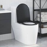  WC daska Crna 47 x 36 x 3,4 cm Duroplast | shoptok.hr