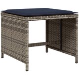  13-dijelni vrtni blagovaonski set s jastucima sivi poliratan | shoptok.hr