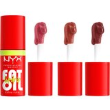 NYX Professional Makeup Home Alone Fat Oil Trio darilni set 01 (za ustnice) odtenek | Shoptok.si