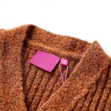  Dječji kardigan pleteni boja konjaka 104 | shoptok.hr