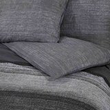  Set posteljine za poplun tamnosivi 140 x 200 cm pamučni200x200 | shoptok.hr
