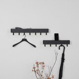 Spinder Design Crna metalna zidna vješalica s policom Dax Play – | shoptok.hr