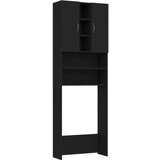 Ormarić za perilicu rublja crni 64 x 25 5 x 190 cm | shoptok.hr