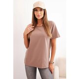 Polski Women's cotton blouse in a classic cut fango Cijene