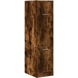 vidaXL Ormarić za lijekove boja dimljenog hrasta 30x41x118 cm drveni | shoptok.hr