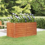  Povišena vrtna gredica boja hrđe 160 x 80 x 77 cm čelik COR-TEN | shoptok.hr