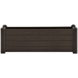 vidaXL Povišena vrtna gredica PP boja kave 100 x 43 x 35 cm | shoptok.hr