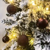 Tutumi Set bombki za božićno drvce smeđe 34 kom SYSD1688-038 | shoptok.hr