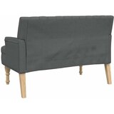  Klupa s jastucima tamnosiva 113 x 64,5 x 75,5 cm od tkanine | shoptok.hr