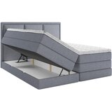 MID.YOU POSTELJA BOXSPRING 200 cm x 200 cm , tekstil modra | Shoptok.si