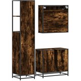  3-dijelni set kupaonskog namještaja boja hrasta drveni | shoptok.hr