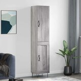 vidaXL Visoka komoda siva sonome 34 5x34x180 cm od konstruiranog drva | shoptok.hr