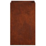  Vrtna saksija 2 kom. Rđa 30 x 30 x 40 cm Otporni čelik - Otporni čelik 30 x 30 x 40 cm 2 | shoptok.hr
