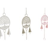  Závesná ozdoba DKD Home Decor Drevo Bela (4 kosov) | Shoptok.si