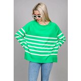 Madmext Sweater - Green - Regular fit Cene