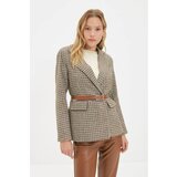 Trendyol Multicolored Belted Jacket Cene