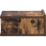 Viseći noćni ormarić boja dimljenog hrasta 40x30x15 cm drveni | Eponuda.com