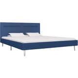 The Living Store Posteljni okvir z LED osvetlitvijo modro blago 180x200 cm - Posteljni Okvir, (21527638) | Shoptok.si
