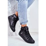 Kesi Insulated Leather Sneakers BIG STAR V274542FW Black | Shoptok.si