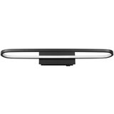 Tri O Mat črna stenska svetilka LED (dolžina 60 cm) Gianni - Trio Cene