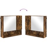  Ogledalo ormar Dimljeni hrast 59 x 17 x 55 cm Konstruirano drvo | shoptok.hr