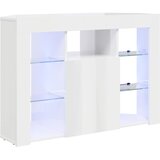  Kotni LED TV ormar Zidne Visoki sjaj bijela 100x40x68cm | shoptok.hr