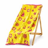 Dekordom Plažni peškir beach master 70x150 - gul Cene