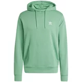 Adidas Majica 'Trefoil Essential' svetlo zelena / bela
