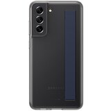 Samsung original ovitek Slim Strap EF-XG990CBE za Galaxy S21 FE G990 - prozorno črn | Shoptok.si