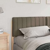  Tapecirani uzglavlje Smeđa i taupe 200 cm Čvrsto borovo drvo | shoptok.hr