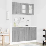 Kuhinjska jedinica Lyon 4 pcs Siva Sonoma Konstruirano drvo