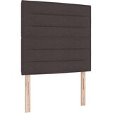 Box Spring postelja z vzmetnico temno rjava 100x200 cm tkanina, (22051201) | Shoptok.si