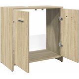  Ormarić za umivaonik boja hrasta 60x33x60 cm konstruirano drvo Smeđa | shoptok.hr