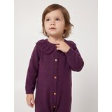 Sinsay Pamučna jednodijelna pidžama za bebe s volanom i ažurnim uzorkom | shoptok.hr