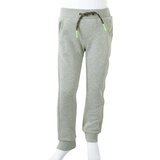  Dječji donji dio trenirke svijetla kaki boja 104 | shoptok.hr