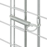  Kavez za piliće 2 pcs Srebrno 600 x 100 x 210 cm Cinkani čelik | shoptok.hr