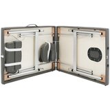  Stol za masažu s 2 zone aluminijski okvir antracit 186 x 68 cm | Eponuda.ba