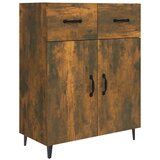  Komoda boja dimljenog hrasta 69,5x34x90 cm konstruirano drvo | shoptok.hr