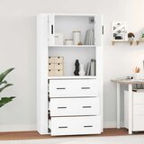  Visoka komoda bijela od konstruiranog drva | shoptok.hr