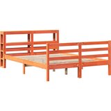 vidaXL Okvir kreveta bez madraca voštano smeđi 150x200 cm od borovine | shoptok.hr