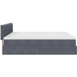 vidaXL Okvir kreveta s madracima tamnosivi 160x200cm baršunasti | shoptok.hr