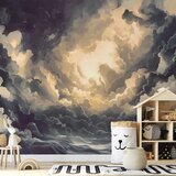  Foto tapeta - Epic Light Play: The Sun Battling for Dominance Over the Clouds 343x256 | shoptok.hr